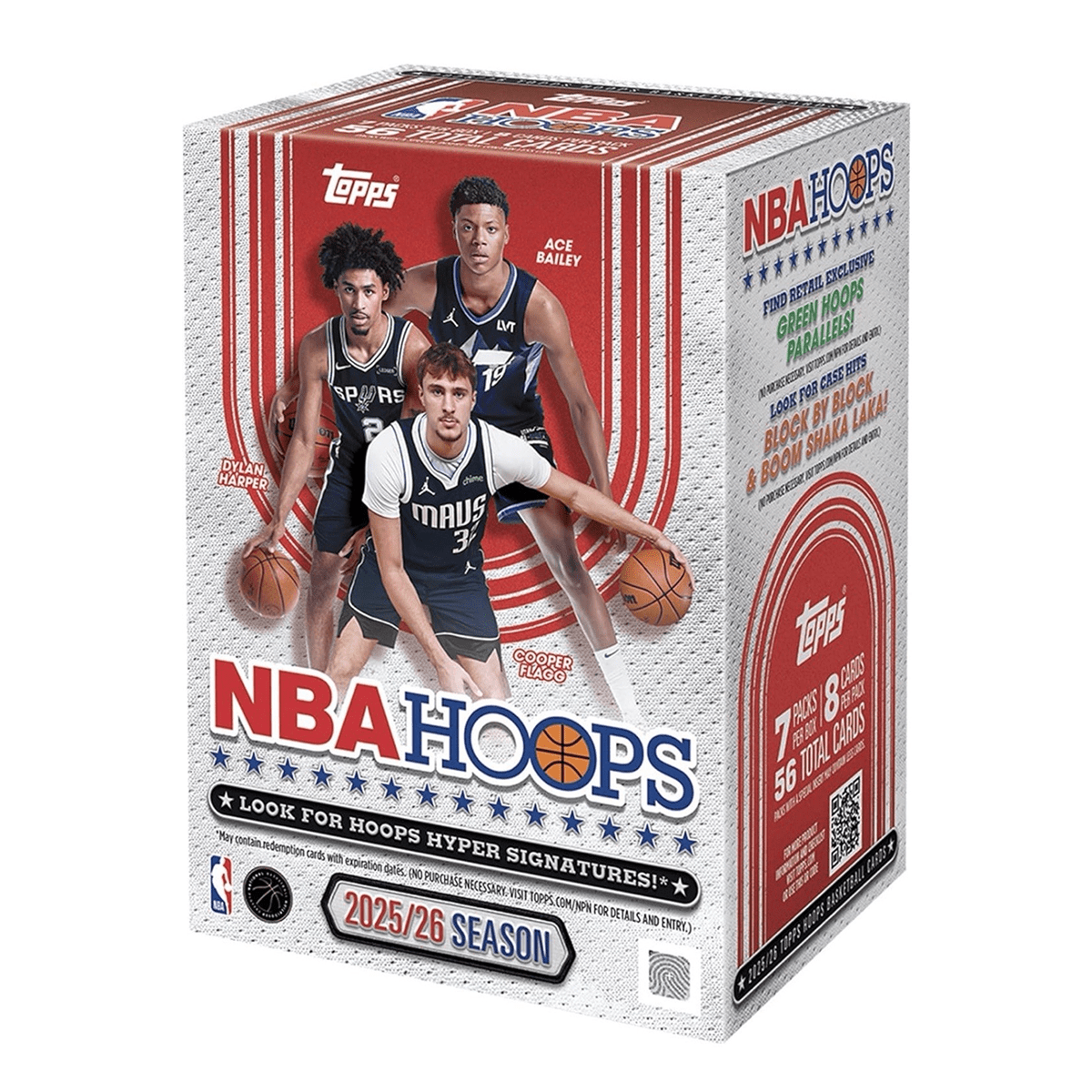 Topps Cartas 2025-26 NBA Hoops - Value Box Unisex - NBA Store Chile