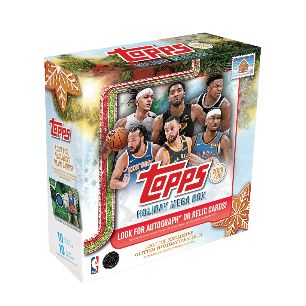 Topps Cartas 2025/2026 Holiday Basketball - Mega Box Unisex - NBA Store Chile